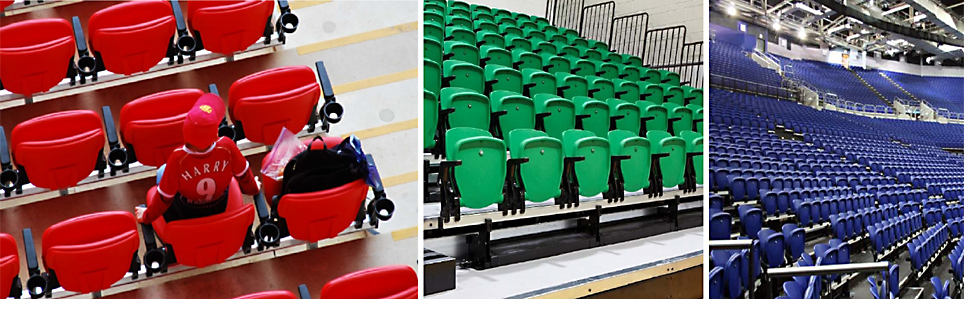 ergonomische stadionstoelen en theaterstoelen